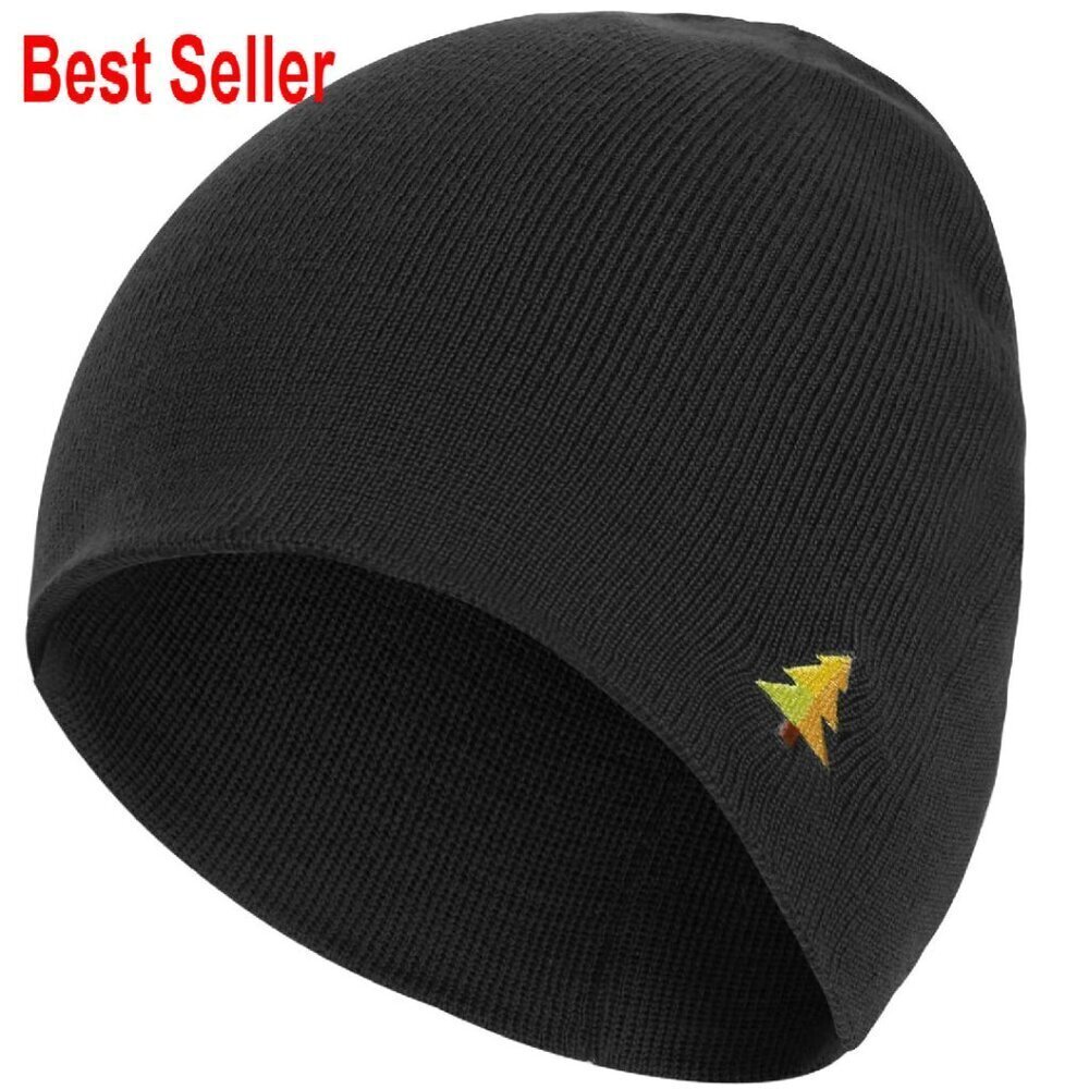 100% Merino Wool Beanie Winter Warm Skull Cap Unisex Cozy Minimal Classic
